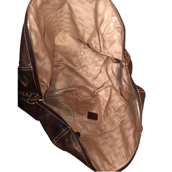 New Michael Kors Navy Blue and Silver Astor Stud Large Handbag - Picture 5 of 6